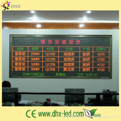 P7.62 Indoor Red Color for LED Scrolling Message Sign